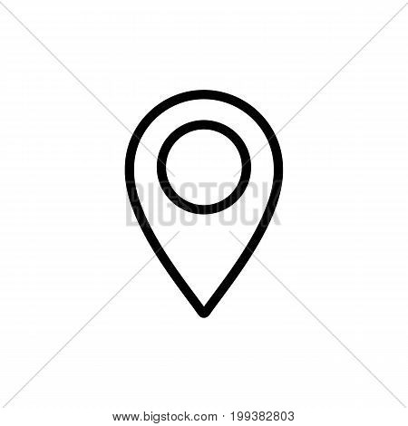 Thin Line Google Map Vector Photo Free Trial Bigstock
