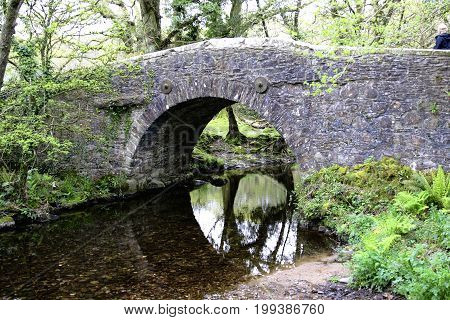 Meavy road bridge on Dartmoor national park