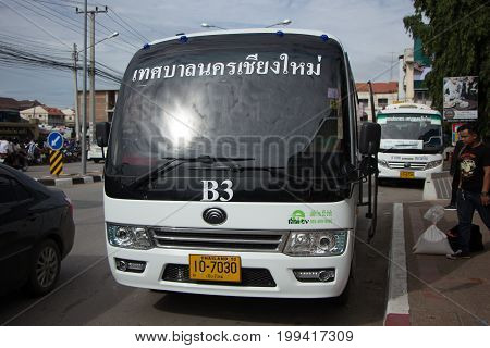 Yutong Mini Bus. New Bus Of Chiangmai City Bus