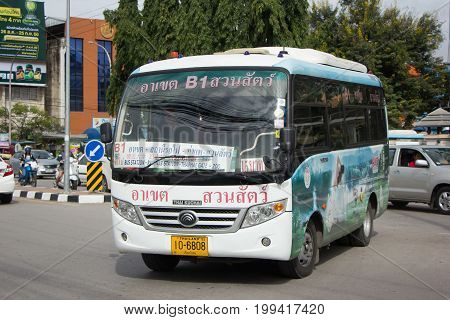 Yutong Mini Bus. New Bus Of Chiangmai City Bus