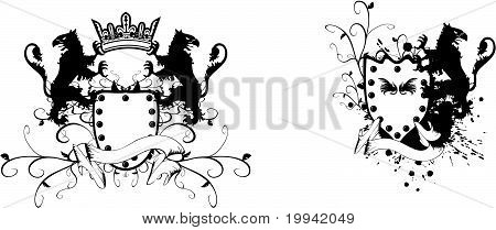 heraldinen gryphon copyspace set8