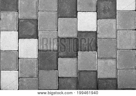 Granite Cobblestoned Pavement Background