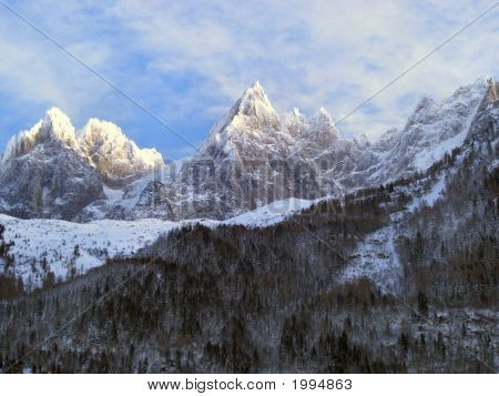 Alpi Skyline Chamonix in Francia