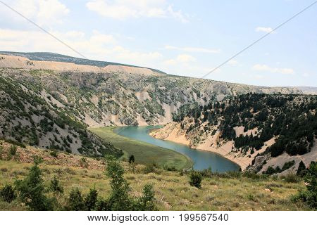 bend in the lovely Zrmanja river, Croatia