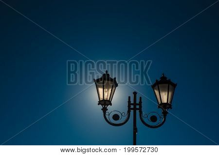 Two Street Lamps