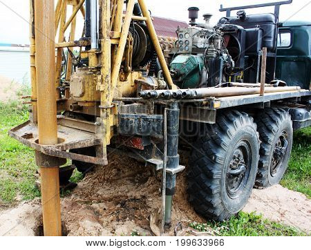 View of drilling machine Core Drilling driller