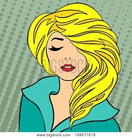 Bright Blond Retro Style
