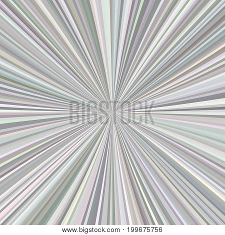 Grey abstract starburst background from radial stripes