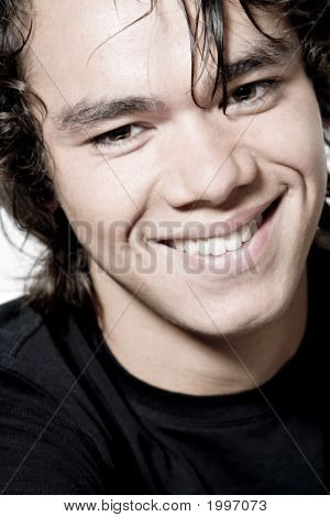 Rosto sorridente