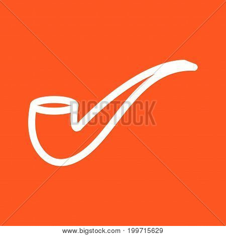 Pipe, smoking, pirate icon vector image. Can also be used for pirate. Suitable for use on web apps, mobile apps and print media.