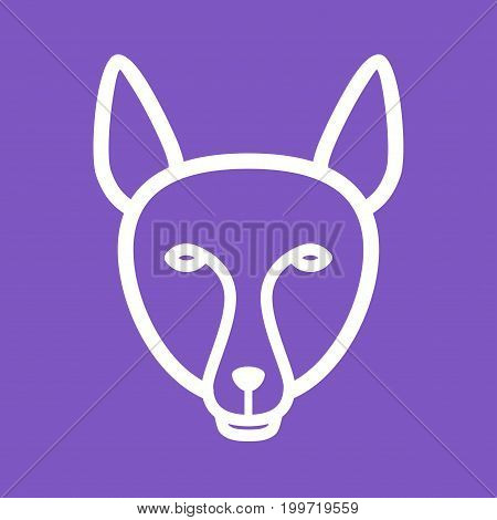 Jungle, snow, reynard icon vector image. Can also be used for Animal Faces. Suitable for mobile apps, web apps and print media.