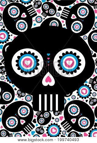 Heart Skull Dotd 1