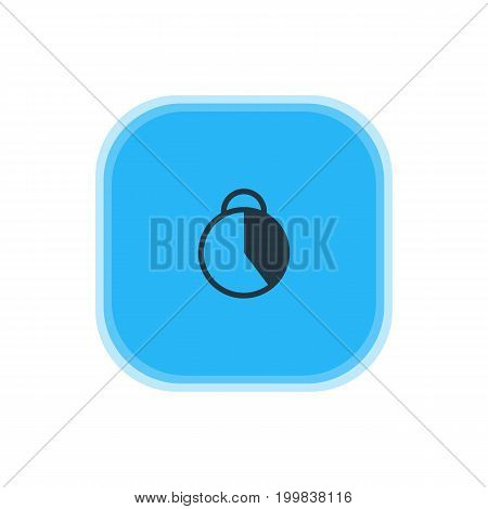 Beautiful Restaurant Element Also Can Be Used As Timekeeper  Element.  Vector Illustration Of Stopwatch Icon.