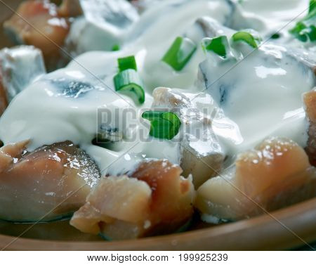 Estonian  Herring In Sour Cream