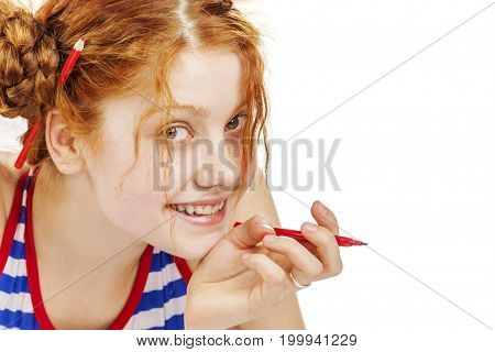 Funny Artist Girl