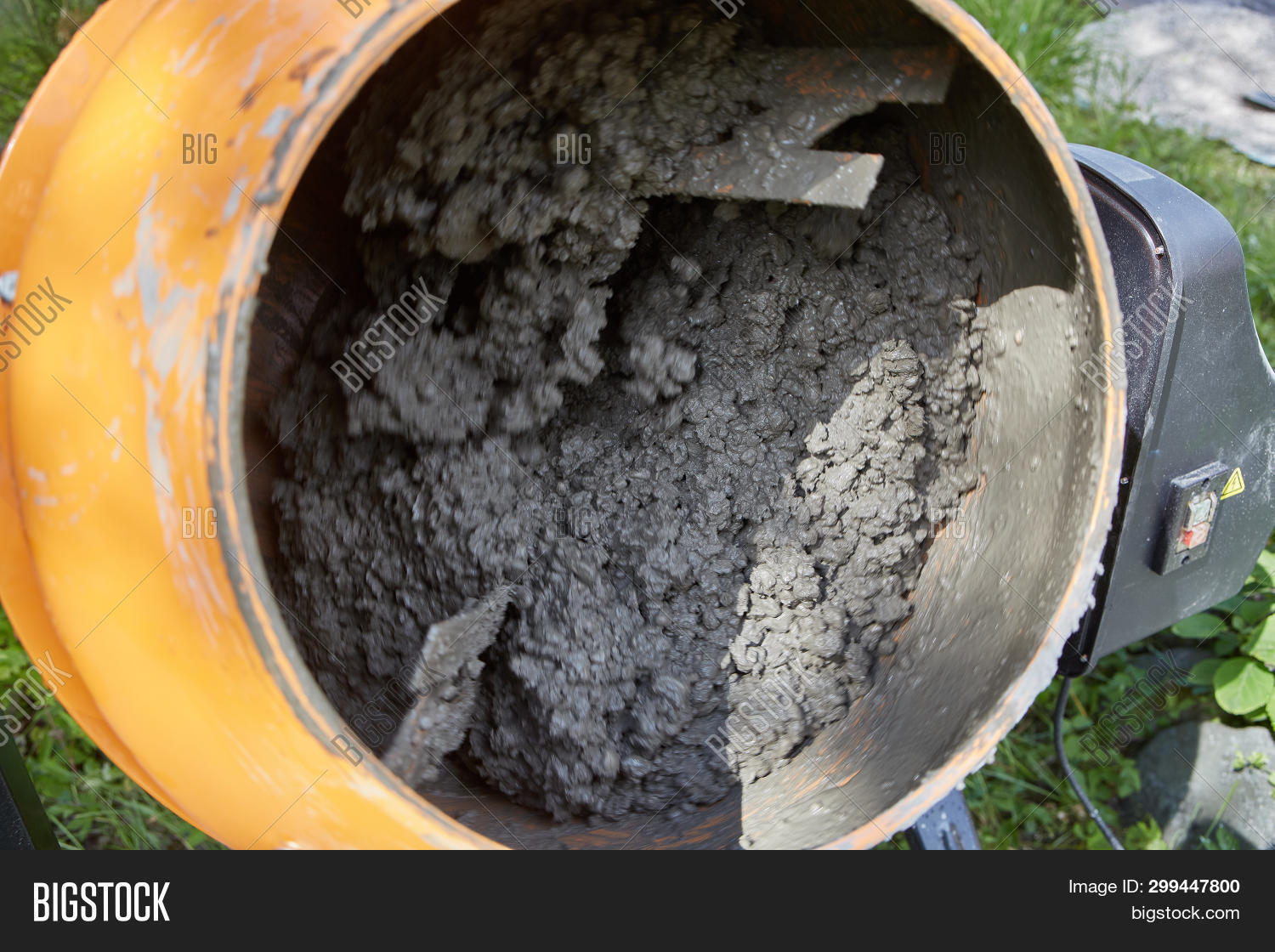 Concrete Mixer Machine Image & Photo (Free Trial) Bigstock