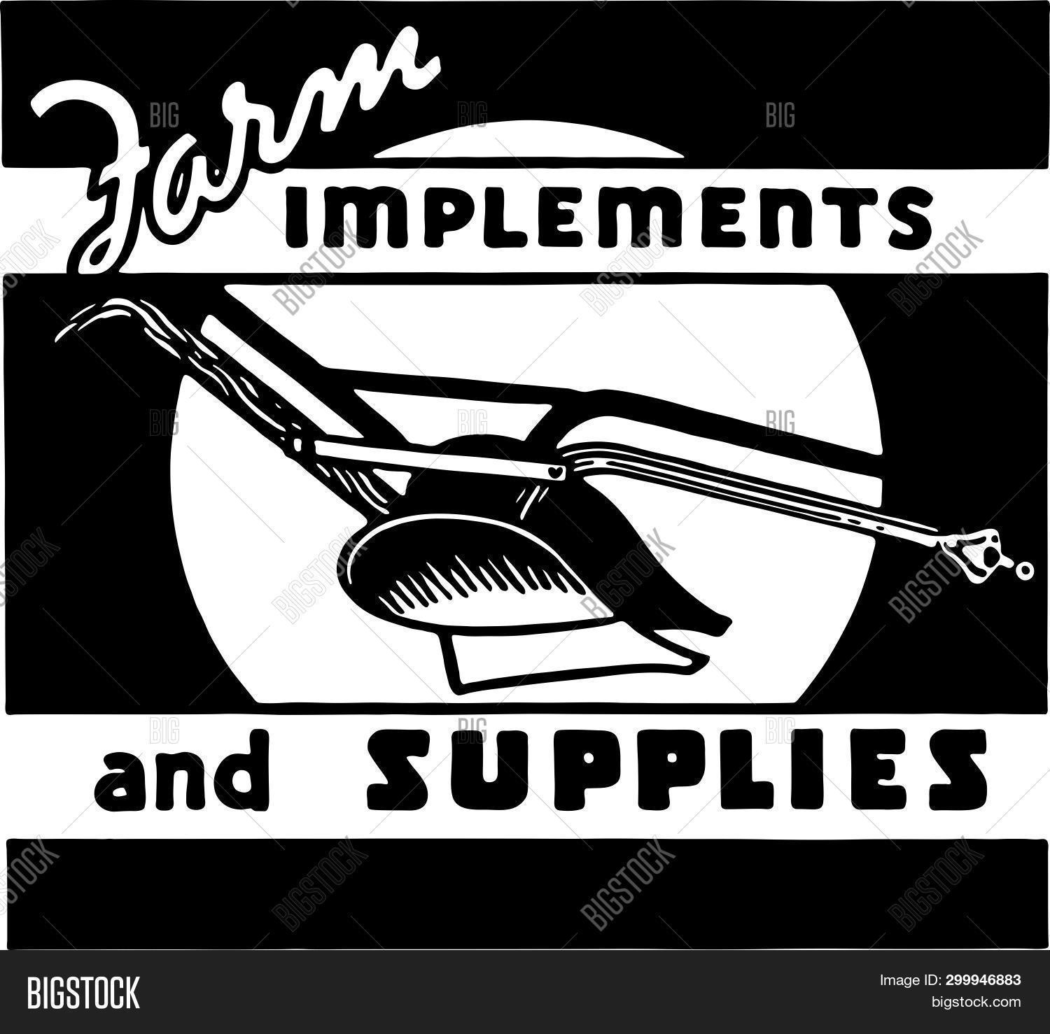 Farm Implements Vector & Photo (Free Trial) Bigstock