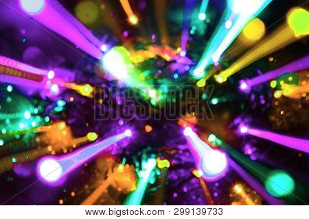 Nice Festal Moving Wreath Rays Texture - Abstract Photo Background