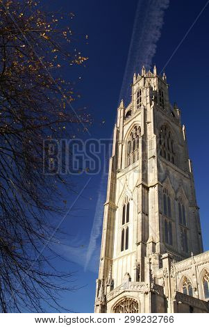 Boston, Lincolnshire, United Kingdrom, 19th October 2014, Saint Botolphs Church Also Known As The St
