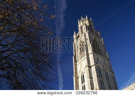 Boston, Lincolnshire, United Kingdrom, 19th October 2014, Saint Botolphs Church Also Known As The St