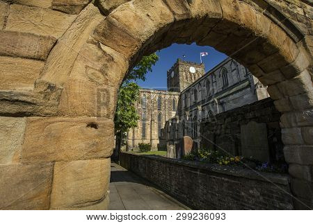 Hexham, Northumberland, United Kingdom, 9th May 2016, Hexham Abbey