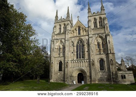 Selby, East Yorkshire, Uk, October 2013, View Of Selby Abbey