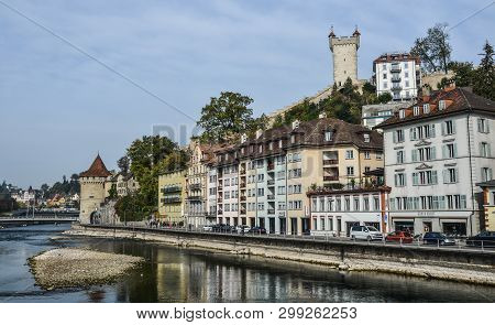 Historic Building In Lucerne, Switzerland