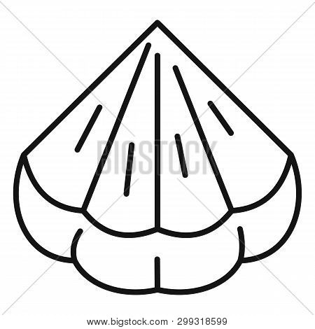 Slice Soursop Icon. Outline Slice Soursop Icon For Web Design Isolated On White Background
