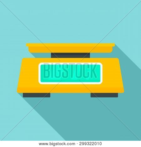 Lab Scales Icon. Flat Illustration Of Lab Scales Icon For Web Design