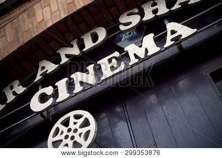 An Entrance Sign To The Small Star And Shadow Cinema In Newcastle Upon Tyne, Tyneside, Uk - 6th Nove