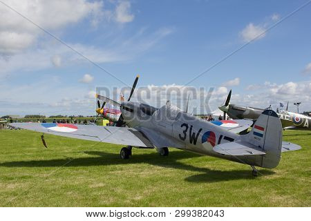 Oostwold, Netherlands May 25, 2015: Dutch Spitfire Oostwold Airshow