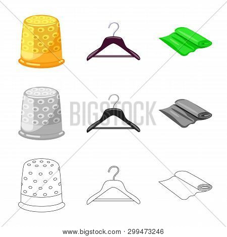 Vector Illustration Of Craft And Handcraft Icon. Set Of Craft And Industry Stock Vector Illustration