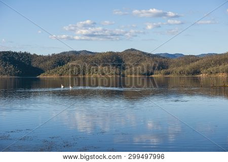 Lake Wivenhoe In Queensland During The Day