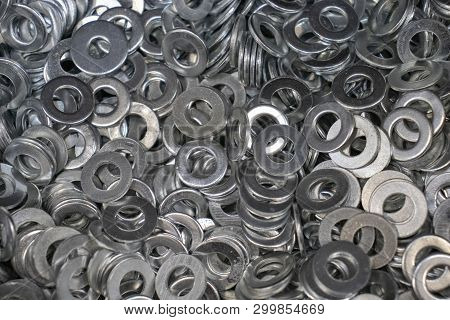 Metal Washers Grover Under Nuts Bolts Chrome