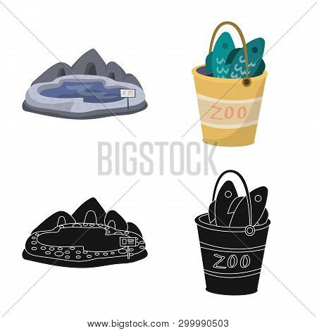 Vector Illustration Of Nature  And Fun  Icon. Collection Of Nature  And Entertainment Stock Vector I
