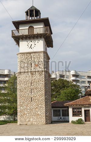 Dobrich, Bulgaria - May 1, 2008: Houses Of The Nineteenth Century At Old Town At The Center Of Town 