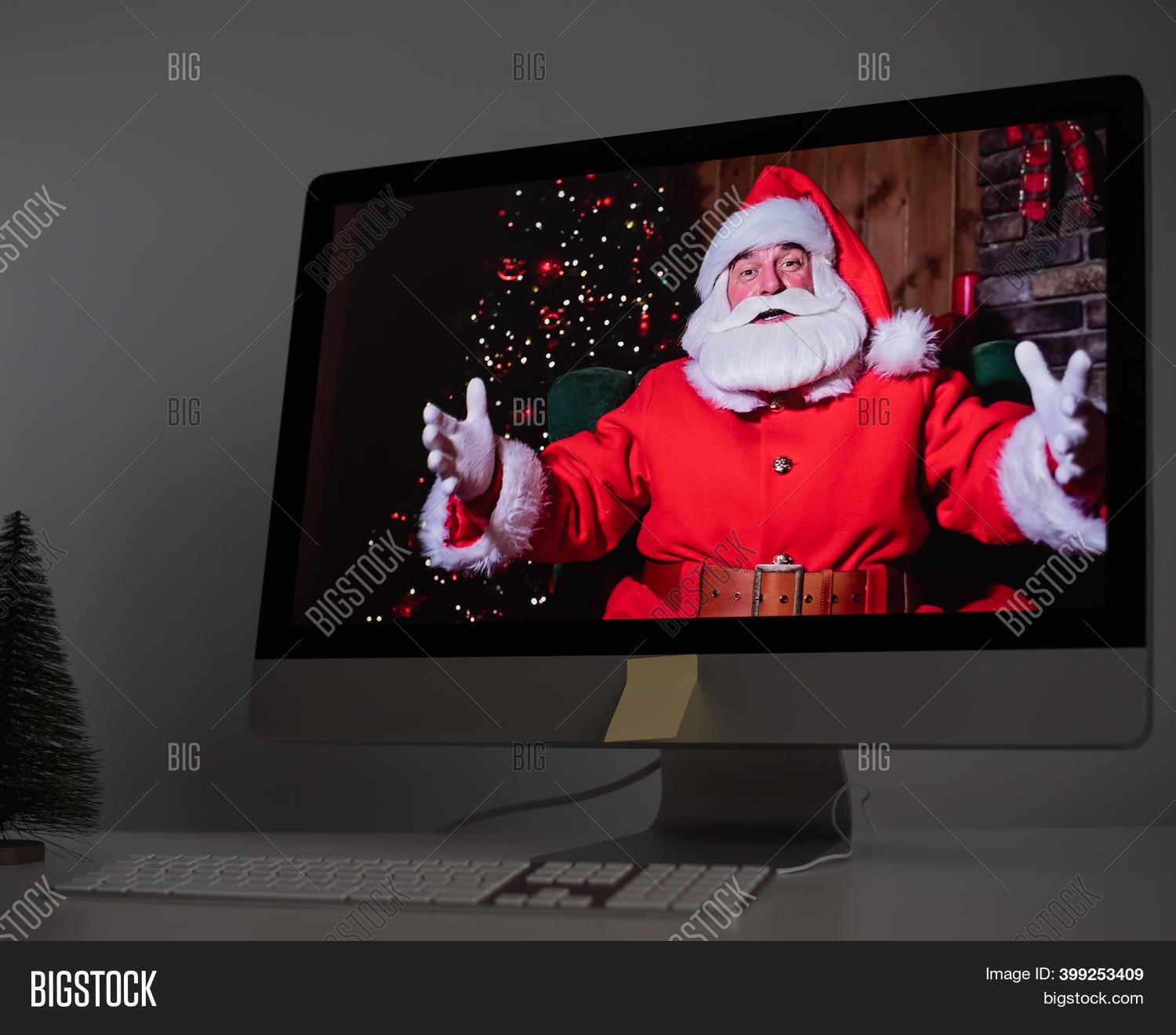 Santa Claus Remotely Image & Photo (Free Trial) | Bigstock