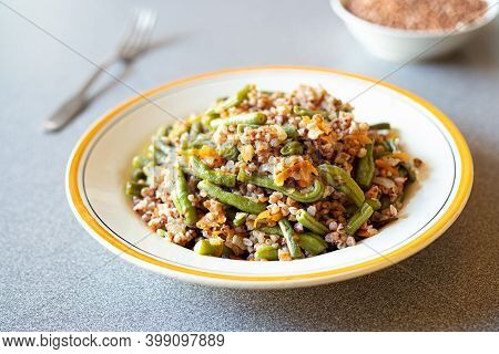 Buckwheat Porridge Close-up
