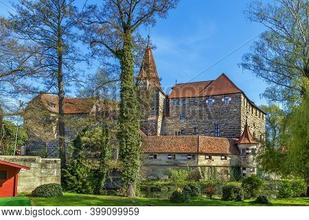 Castle In Lauf An Der Pegnitz Also Known As The Wenzelschloss - Was Built By Charles Iv In 1356, Ger