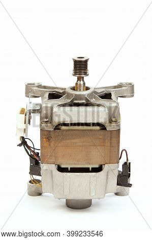 Unmounted Washing Machine Engine Removed For Repair