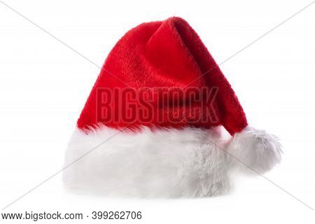 Christmas Santa Hat Isolated On A White