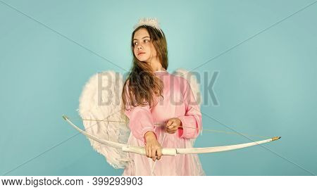 Best Valentines Day. Amour. God Of Love. February 14. Valentine Sale And Discount. Cupid With Bow. A