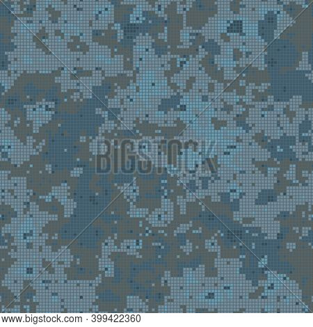 Texture Military Camouflage Seamless Pattern. Abstract Army Vector Illustration