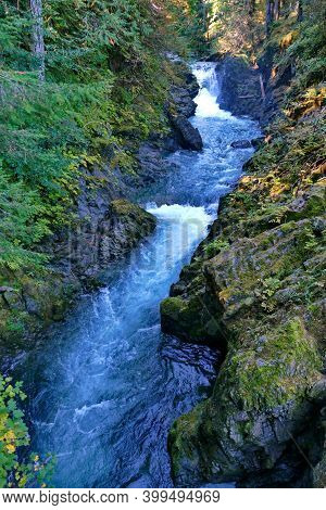Little Qualicum River Falls, Vancouver Island, British Columbia, Canada