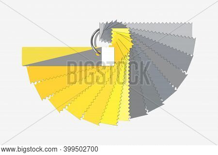 Illuminating And Ultimate Gray Colors, Color Of The Year 2021, Monochromatic Fanned Trendy Colour Pa