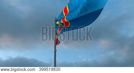 3d Rendering Of The National Flag Of The Congo