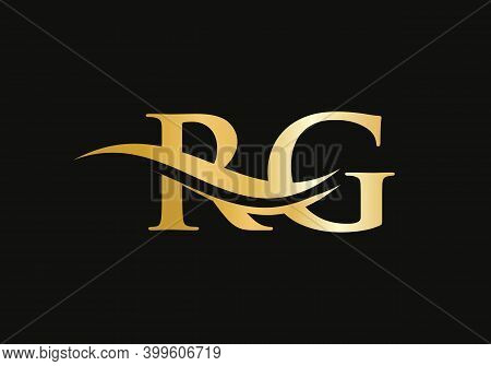 Premium Rg Letter Logo Design. Rg Logo For Luxury Branding. Elegant And Stylish Design For Your Comp