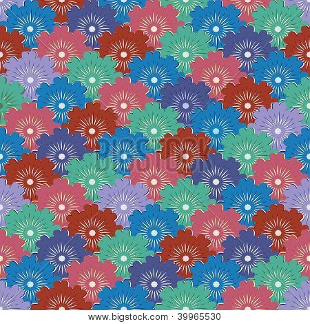 seamless pattern with colorful flow