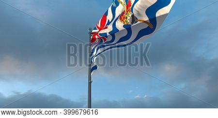 3d Rendering Of The National Flag Of The British Indian Ocean Territory