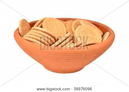 Cookie hardtack in argilla
